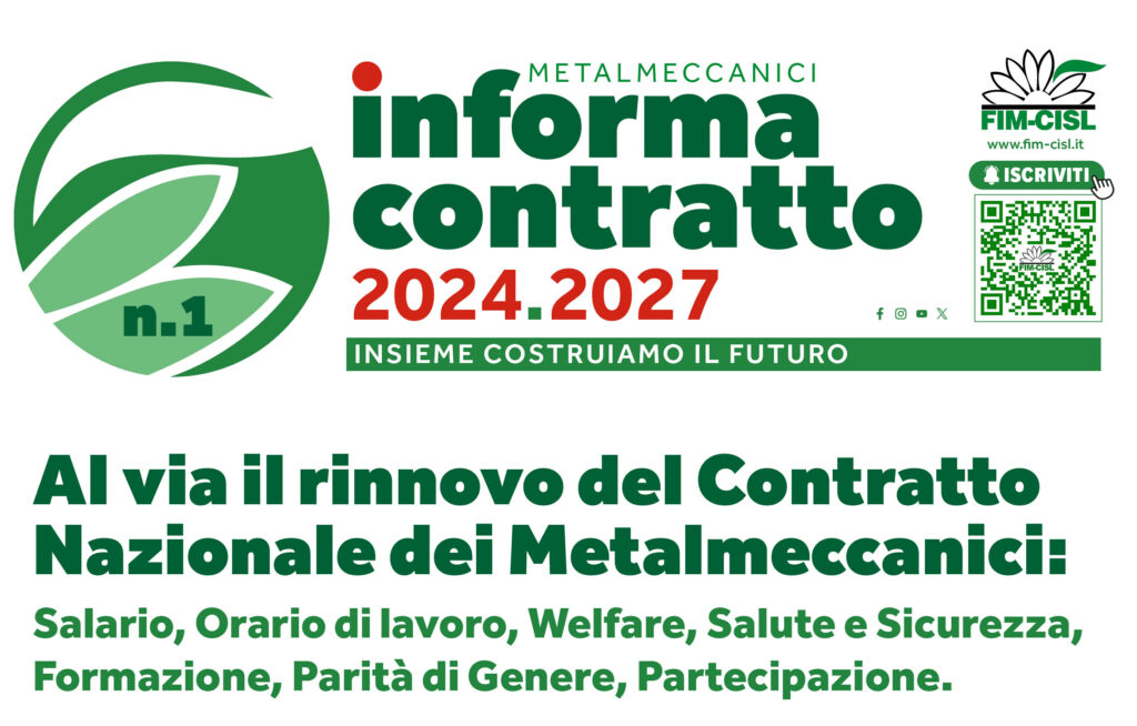 CCNL 2024-2027 FIM CISL informa contratto